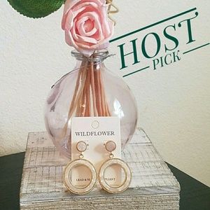 ⬇💥SALE! 🎉HOST PICK🎉 Circular Drop Post Earrings
